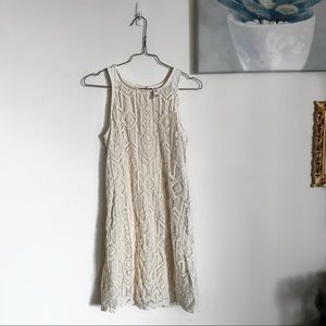 Xhilaration White Cream Aztec Midi Dress